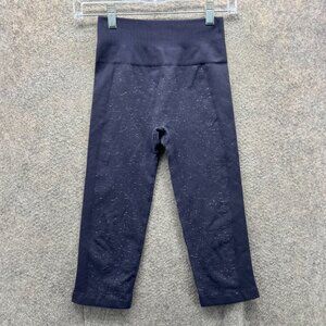 Lululemon Leggings Womens 0 Navy High Rise Crop Seamless Yoga Athletic Pants